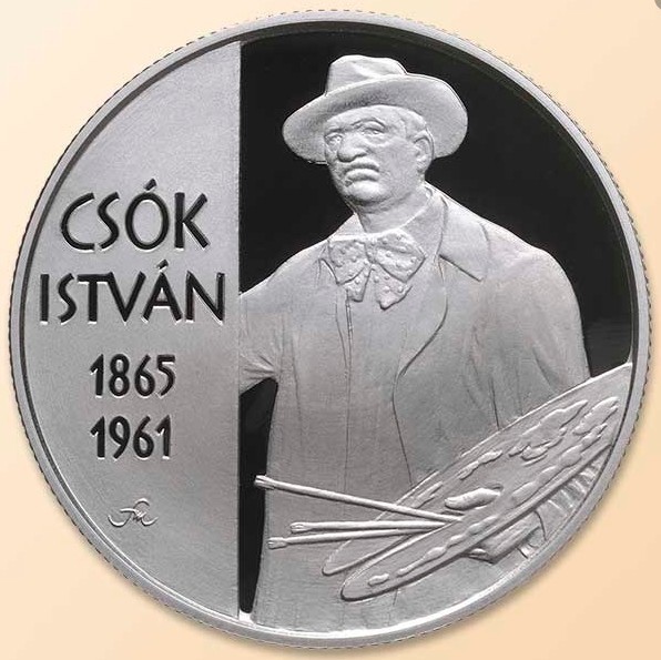 Ungaria 10 000 Forint 2015 Cs&oacute;k Istv&aacute;n Argint PP