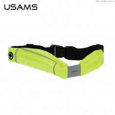 Husa Telefon Alergare Usams Verde Fosforescent YD004 5.5 inch