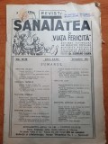 Sanatatea si viata fericita octombrie 1927-sanatatea femeilor,sanatatea copiilor