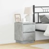 VidaXL Dulap de noapte cu Gri beton 39 x 34.5 x 50 cm Lemn compozit 869616