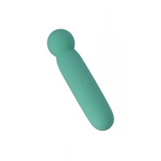 Vibrator Wand LustTree FairyGasm, 10 Moduri Vibratii, USB, Verde, 14.2 cm