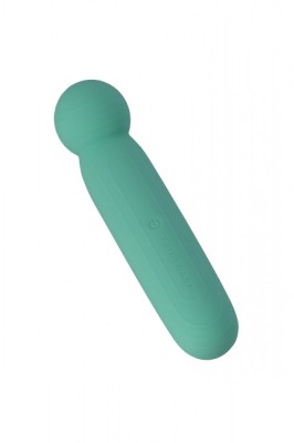 Vibrator Wand LustTree FairyGasm, 10 Moduri Vibratii, USB, Verde, 14.2 cm foto
