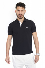 Tricou tip Polo, PRINCE, Negru, XXL foto