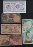 Set 5 bancnote de prin lume adunate (cele din imagini) #101, Europa