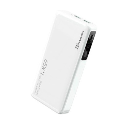 Acumulator extern 20000 mAh alb Konfulon A25Q-W, 2 iesiri USB + 1 iesire Type C, 65W Fast Charge PD foto