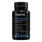 Complex natural Vitamin C + D3 + MG + SE, 60 capsule, Niavis