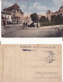 Slatina - Banca Slatina-cenzura militara, WWI, WK1, Circulata, Printata