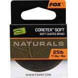Fir textil cu camasa,pt. monturi Fox Edges Naturals Coretex Soft 25 Lbs. / 20 M
