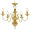 Candelabru, auriu, 5 becuri E14 - 4