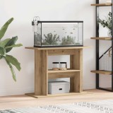 vidaXL Suport pentru acvariu, stejar artizanal, 80x35x60 cm, lemn stratificat 857273