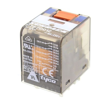 Releu electromagnetic PT570012, 12V DC, TE Connectivity - 004200 foto