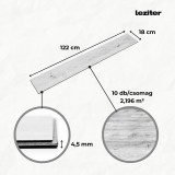 Pardoseala SPC vinil Leziter Kent, aspect stejar, 1220x180x5 mm