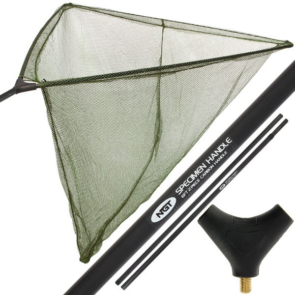 NGT Carbon 42&quot; Net and Handle Combo - 42&quot; Net with 1.8m, 2pc Handle