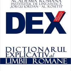 DEX | Dicționarul explicativ al limbii române - Hardcover - Academia Română - Univers Enciclopedic