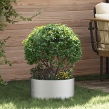 vidaXL Set de ghivece din oțel inoxidabil Oțel inoxidabil 40 cm diametru