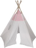 Cumpara ieftin Cort de joaca Wigwam cu cadru din eucalipt, roz, Seven Polska