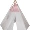 Cort de joaca Wigwam cu cadru din eucalipt, roz