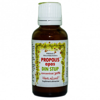 PROPOLIS APOS 30ml &amp;quot;DIN STUP&amp;quot; (concentrat 30%, fara alcool) PRISACA TRANSILVANIA foto