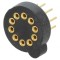 Soclu tranzistoare PIN 10 THT aurit TO5