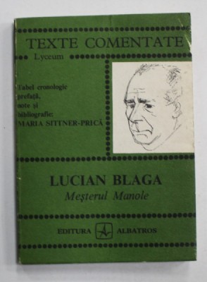 MESTERUL MANOLE , TEATRU de LUCIAN BLAGA , 1983 foto