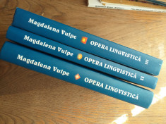 Opera lingvistica- Magdalena Vulpe, colectie 3 volume, 2004, CLUJ-NAPOCA foto