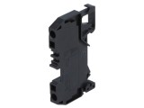 Conector șine 0,08-2,5mm&sup2; 1P 2B Negru