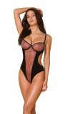 Body Sexy Kalista, Negru/Rosu, L/XL