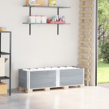 Cumpara ieftin Rame pentru paleți, 2 buc., gri, 150x50 cm, lemn masiv de pin
