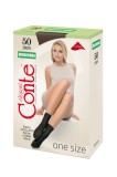 Șosete scurte 1/2 damă, Microfibra 50 Den, Natural, 36-39 (23-25)