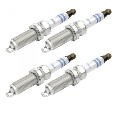 Set 4 bujii scanteie Bosch pentru Nissan Cube, Micra, Note, Qashqai, Tiida, X-Trail foto