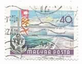 Ungaria - Lacul Balaton, 1969, obliterata