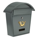 Cutie postala Vorel 78586, otel, 380x320x105mm, Gri, 2 chei