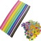 Set 1030 benzi de hartie origami, 27 de culori, 1 x 23.5 cm