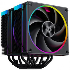 Cooler CPU ID-Cooling FROZN A620 ARGB, 2x 120mm, 2000 rpm, PWM, iluminare aRGB (Negru)