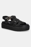Steve Madden sandale Beeline femei, culoarea negru, cu platforma, SM11003692