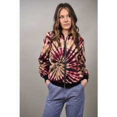 GEACA AVIATOR CU IMPRIMEU TIE DYE MULTICOLORA ERNICA S-M Magenta