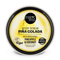 Scrub de corp nutritiv cu ananas si cocos Organic Shop Pina Colada 250 ml
