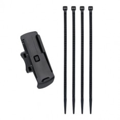 Suport bicicleta pentru GPS Garmin eTrex 30/eTrex 20/eTrex 10, Kwmobile, Negru, Plastic, 55031.01