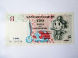Rară! Italia 1 Miliard 1997 colecție Banca Disney-Rățoiul Donald