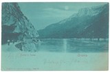 410 - ORSOVA, Danube Kazan, Litho, Romania - old postcard - used - 1899, Circulata, Printata