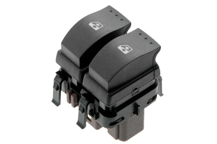 Comutator macara geam Renault Laguna 2 2001-, Megane 2 2002-, 10 Pini, Marou, NTY EWS-RE-017