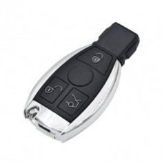 Cheie auto completa Mercedes Benz A, B, C, E, Keyless Go Class, Sprinter, Viano, Vito, 3 Butoane,BE,BGA,NEC, 433 Mhz