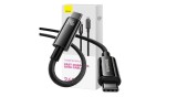 Baseus Tungsten Gold USB-C USB-C k&aacute;bel 240W 1m (fekete)
