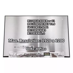 Display Laptop, Lenovo, ThinkPad X13 Gen 4 Type 21J3, 21J4, 21EX, 21EY, 13.3 inch, LED, FHD+, 1920x1200, IPS, non touch, 30 pini