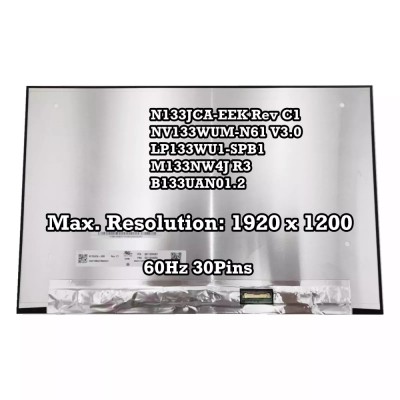 Display Laptop, Lenovo, ThinkPad X13 Gen 4 Type 21J3, 21J4, 21EX, 21EY, 13.3 inch, LED, FHD+, 1920x1200, IPS, non touch, 30 pini foto
