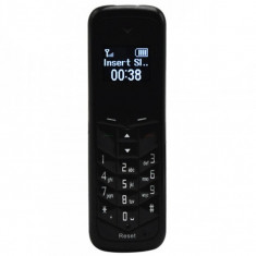 Mini Telefon Casca Bluetooth iUni CB50, Wireless, GSM, Negru foto