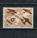Olanda 1935 - Pentru aviație, avioane, neștampilata cu șarniera