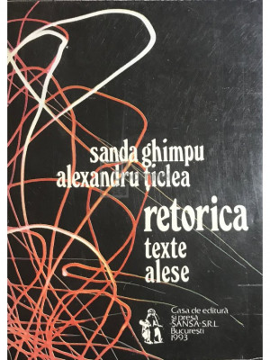 Sanda Ghimpu - Retorica - vol. 1 (editia 1993) foto