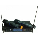 Set Microfoane Profesionale Wireless UHF WVNGR WG-4000, Sistem DBX, Raza 100m, Reducere Zgomot, Petreceri, Karaoke