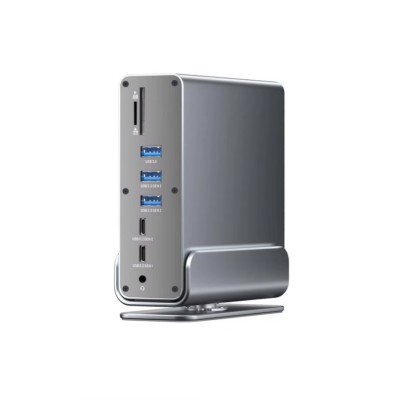 Hub USB C 16 &amp;icirc;n 1 Dual 4K HDMI, 7 USB, 100W PD, Ethernet foto
